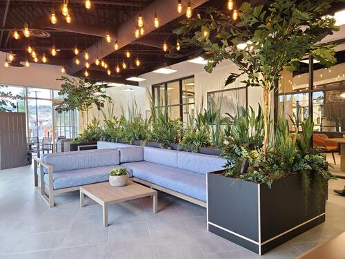 Faux Plant Planters